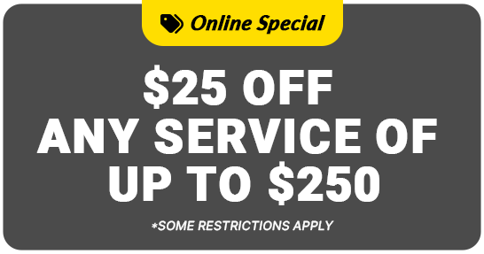 $25 off any service of up to $250
